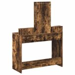 vidaXL Table de Toilette Marron 100 x 41 x 140 cm Bois d'ingénierie