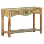 vidaXL Table console 120x40x75 cm Bois solide de récupération