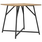 vidaXL Ensemble de tables d'appoint 2 Pièces Chêne artisanal et noir