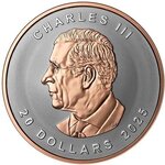 Pièce de monnaie en Argent 20 Dollars g 31.39 Millésime 2025 MAPLE LEAF