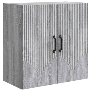 vidaXL Armoire Murale 59 x 31 x 60 cm Bois d'ingénierie Sonoma gris