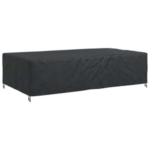 vidaXL Housse pour mobilier d'extérieur Noir 305 x 190 x 85 cm 600D