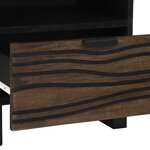 vidaXL Table de nuit   40x33x46 cm  en bois massif de mangue