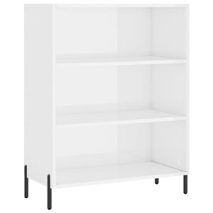 vidaXL Armoire à étagères blanc 69 5x32 5x90 cm bois d'ingénierie