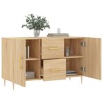 vidaXL Buffet chêne sonoma 100x36x60 cm bois d'ingénierie