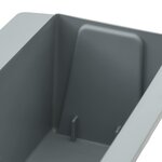 vidaXL Caisses à fleurs pour palettes Euro 24 pc Gris clair