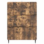vidaXL Armoire à tiroirs 66 x 34 5 x 92 cm Bois d'ingénierie