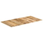 vidaXL Dessus de table 120x60x(1 5-1 6) cm Bois de manguier brut