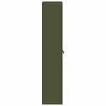 vidaXL Armoire de rangement 2 Pièces Vert olive 80 x 40 x 200 cm Acier