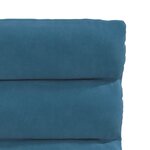 vidaXL Chaises à manger lot de 4 Bleu Velours