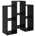 vidaXL Buffet Chêne noir 90 x 30 x 90 cm