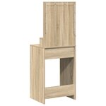 vidaXL Coiffeuse Chêne Sonoma 50 x 41 x 135 cm Bois d'ingénierie