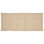 vidaXL Chaises inclinables de jardin et coussins lot de 8 Teck solide