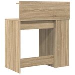 vidaXL Bureau avec rangement Chêne sonoma 90 x 48 x 101 5 cm