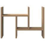 vidaXL Organisateur de Bureau Chêne Artisan 34.5x15.5x35.5 cm Bois