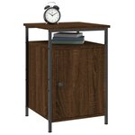 vidaXL Table de chevet chêne marron 40x42x60 cm bois d'ingénierie