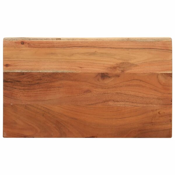 vidaXL Dessus de table 50x20x3 8 cm rectangulaire bois massif d'acacia