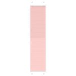 vidaXL Store plissé rose 50x200 cm largeur du tissu 49 4 cm polyester