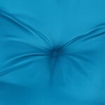 vidaXL Coussins de chaise à dossier bas lot de 6 bleu clair