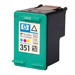 Cartouche d'encre authentique HP 351 Couleur - programme SECOND