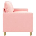 vidaXL Canapé Rose 156 x 81 x 87 5 cm Tissu