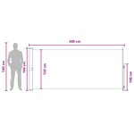 vidaXL Store latéral rétractable 160 x 300 cm Polyester Rectangulaire