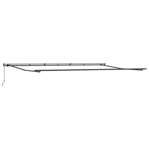 vidaXL Auvent Rétractable orange et marron 600 × 350 cm
