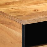 Table basse vidaXL 80x54x40 cm en bois massif d'acacia