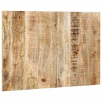 vidaXL Tête de lit 120 cm bois de manguier brut massif