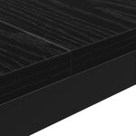 vidaXL Table basse Chêne noir 100 x 100 x 45 cm Bois d'ingénierie