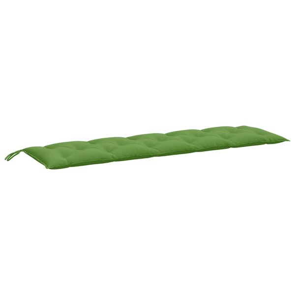 vidaXL Coussin de banc de jardin vert mélangé 180x50x7 cm tissu