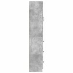 vidaXL Ensemble de Meubles 2 Pièces Gris béton 33 x 34 5 x 87 cm