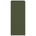 vidaXL Jardinière vert olive 32x29x75 cm acier
