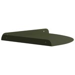 vidaXL Étagère Flottante d'Angle 2 pc Vert olive 24 x 24 x 2 cm