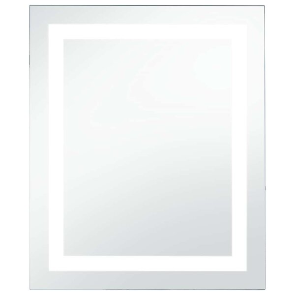 vidaXL Miroir à LED pour salle de bains et capteur tactile 60x80 cm