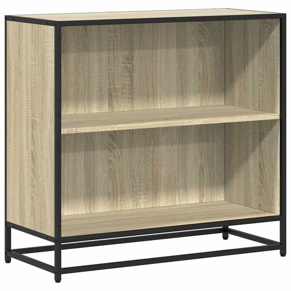 vidaXL Bibliothèque chêne sonoma 80 5x35x76 cm bois d'ingénierie