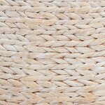 vidaXL Collier de sapin de Noël Blanc 90 x 90 x 28 cm Jacinthe d'eau