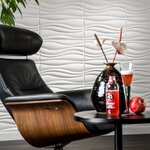 WallArt Panneaux muraux 3D Waves 12 Pièces GA-WA04