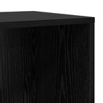 vidaXL Meuble TV Chêne noir Bois d'ingénierie