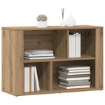 vidaXL Buffet Chêne artisanal 80 x 30 x 53 cm Bois d'ingénierie
