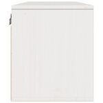 vidaXL Armoires murales 2 Pièces Blanc 45x30x35 cm Bois de pin massif