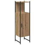 vidaXL Armoire de salle de bain chêne artisanal 33x33x120 5 cm