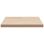 vidaXL Dessus de table 40x40x2 5 cm carré bois de pin massif
