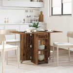 vidaXL Table à dîner 115 x 70 x 75 cm Bois d'ingénierie Bois ancien
