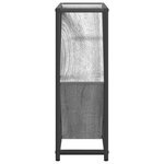 vidaXL Housse à vin Gris Sonoma 51x18x52 5 cm en bois aggloméré