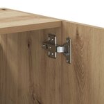 vidaXL Armoire murale chêne artisanal 60x31x60 cm bois d'ingénierie