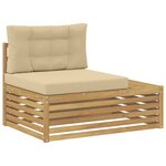 vidaXL 8 pc Ensemble de canapés d'extérieur Polyester Blanc