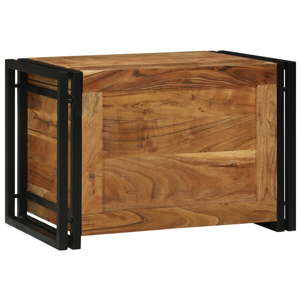 vidaXL Boîte de rangement 60x40x41 cm Bois d'acacia massif