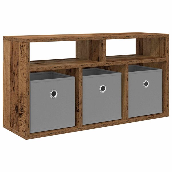 vidaXL Basboard avec tiroir Bois ancien 72 x 22 5 x 38 cm