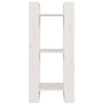 vidaXL Bibliothèque/Séparateur de pièce Blanc 41x35x91 cm Pin solide